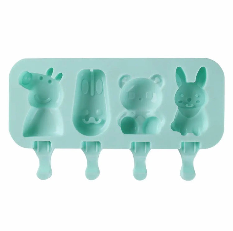 Silicone Popsicle Mold, New Animal Design Ice Pop Maker, Ice Mold With Stick And Lid Silicone Popsicle Mold, New Animal Design Ice Pop Maker, Ice Mold With Stick And Lid